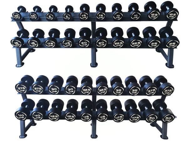 FTX-311.3 Комплект PVC гантелей 2,5-50кг (20пар) со стойками
