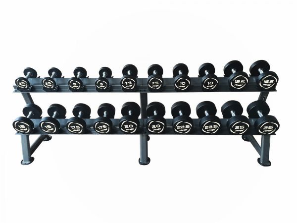 FTX-312.1 Комплект PVC гантелей 2,5-25кг (10пар) со стойкой